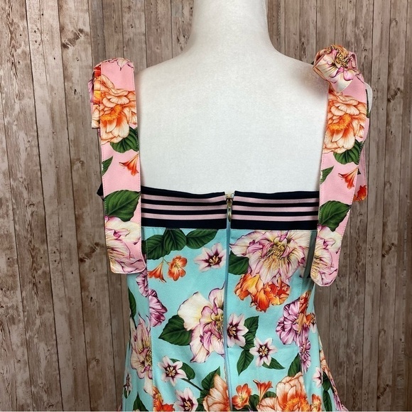 Agua Bendita Joaquina Floral Minidress Size Large - Picture 10 of 13